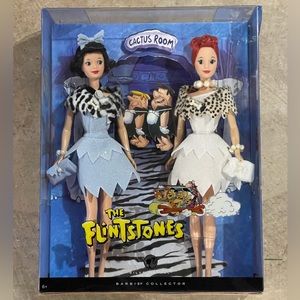 Barbie as The Flintstones Betty & Wilma Collector Dolls  2008 NEW IN BOX